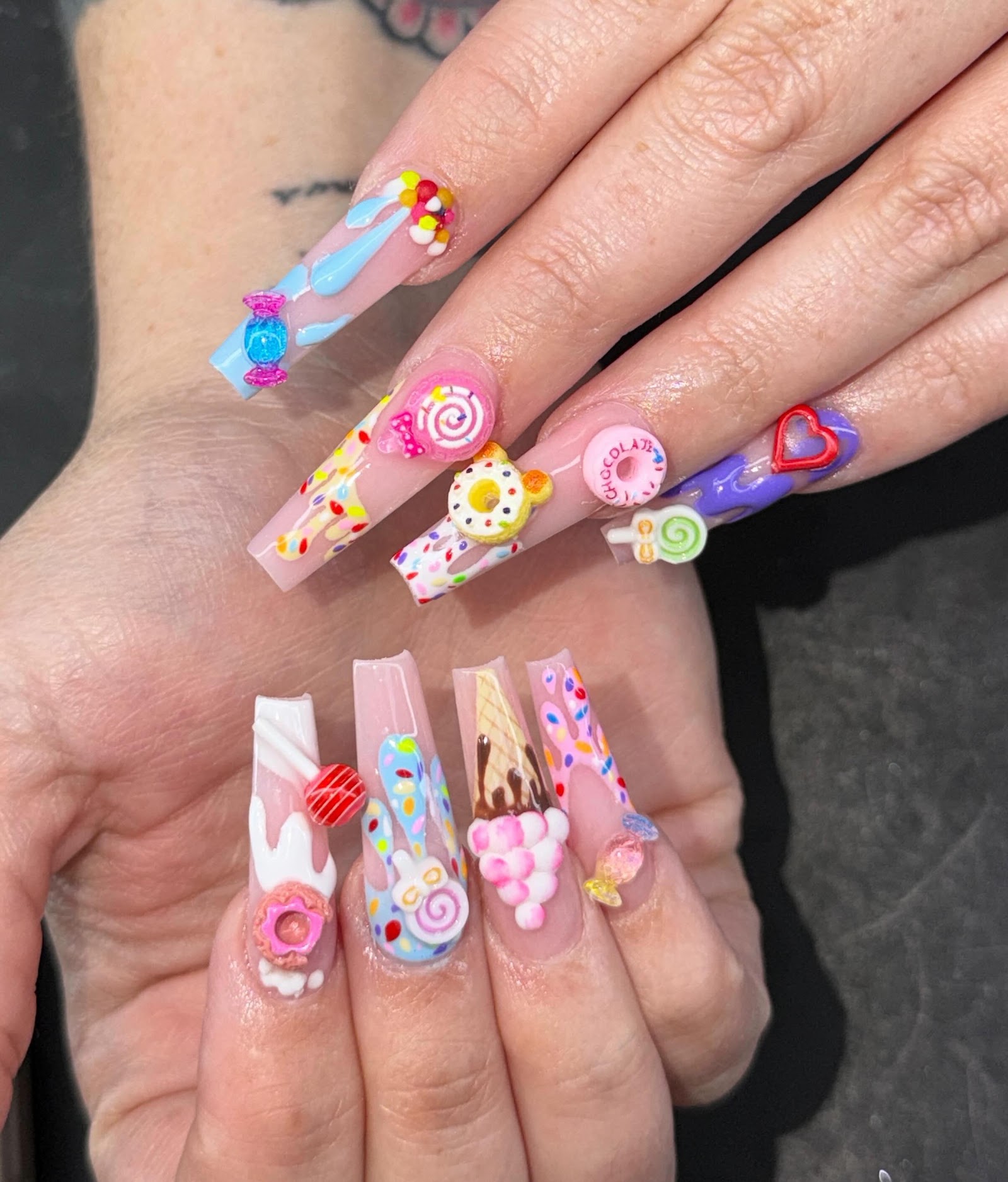 T Nails ( Lashes _ brows) Nail salon Johnston Rd Charlotte NC nail photo 1